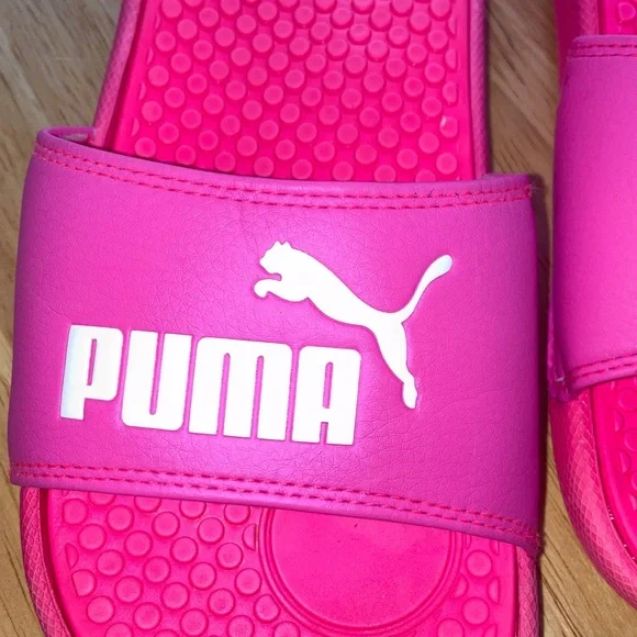 Puma Bold Pink Slides - Picture 2 of 6